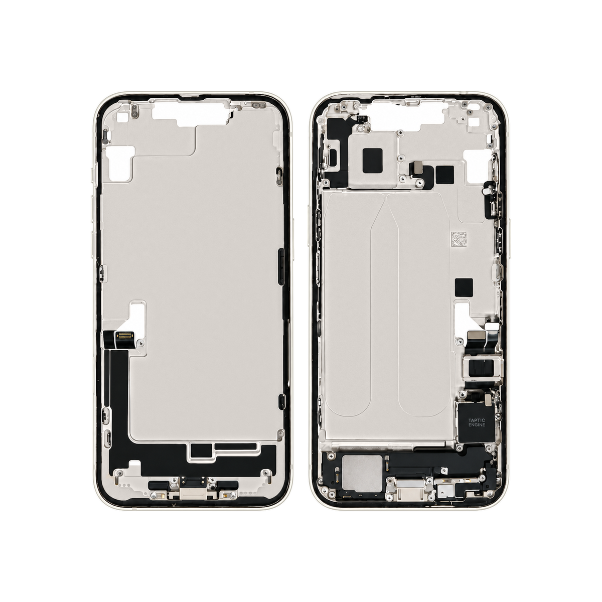 Mid-Frame Housing With Charging Port for Apple iPhone 14 Plus (Genuine Pulled Grade A/B) - Starlight