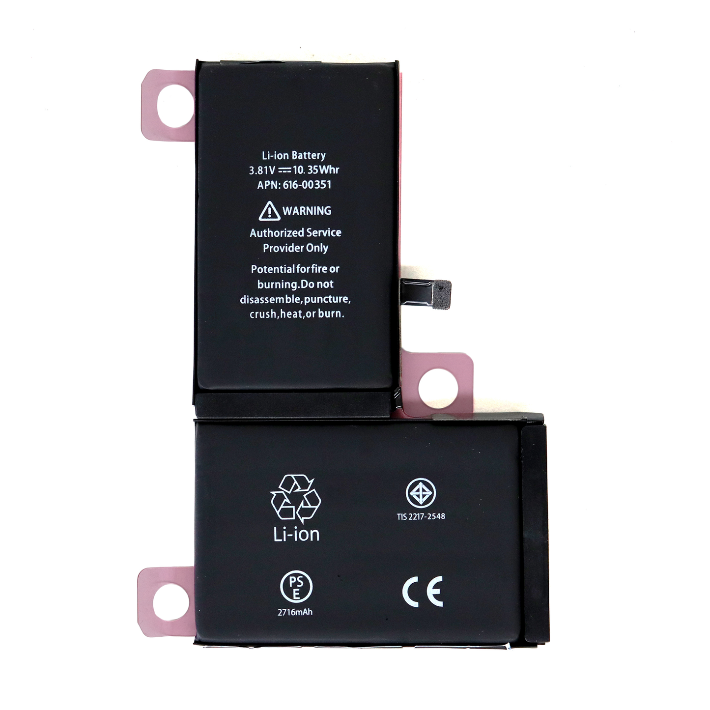Premium replacement 2716 mAh battery for iPhone X