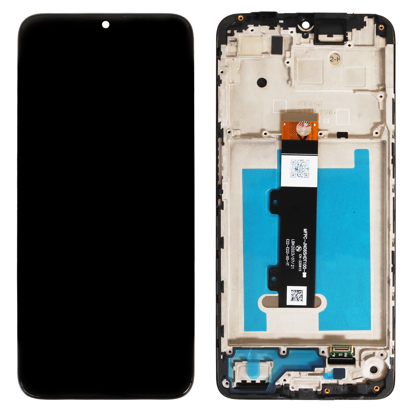 Motorola Moto E22 and Moto E22i LCD Display With Frame