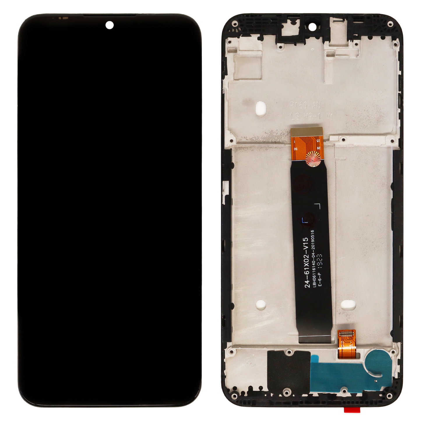 Motorola Moto E6 Plus (XT2025-1, XT2025-2, XT2025-3) LCD Display - With Frame