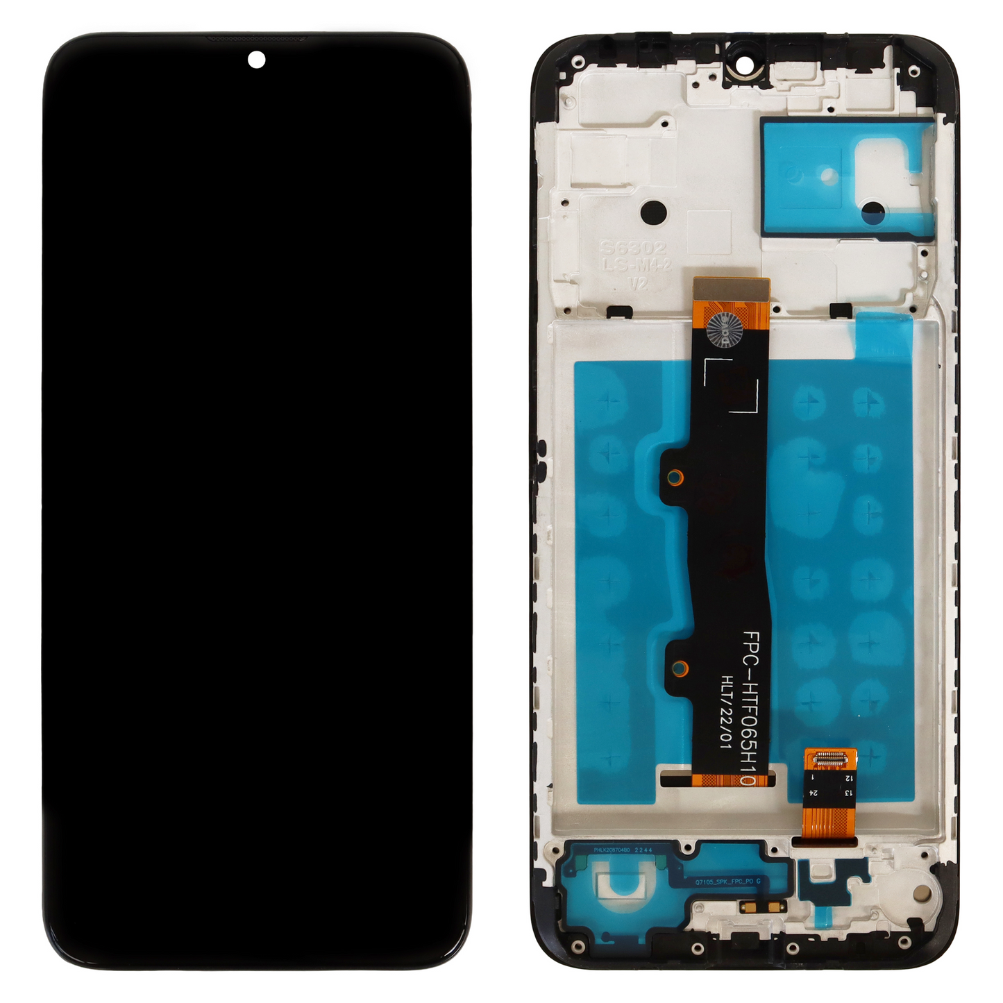 Motorola Moto E7i Power (XT2097) LCD Display - With Frame