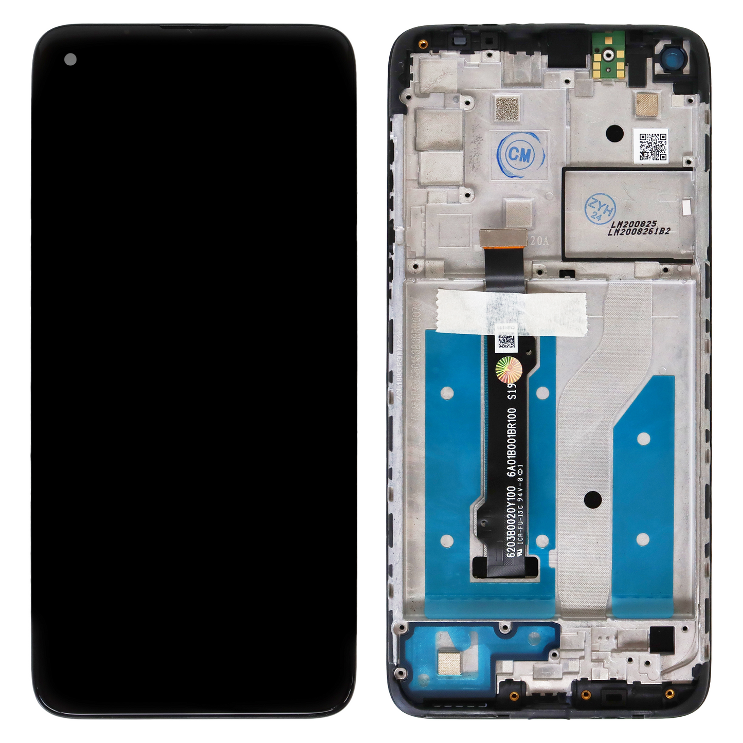 Motorola Moto G8 (XT2045-1, XT2045-2, XT2045-3) LCD Display With Frame