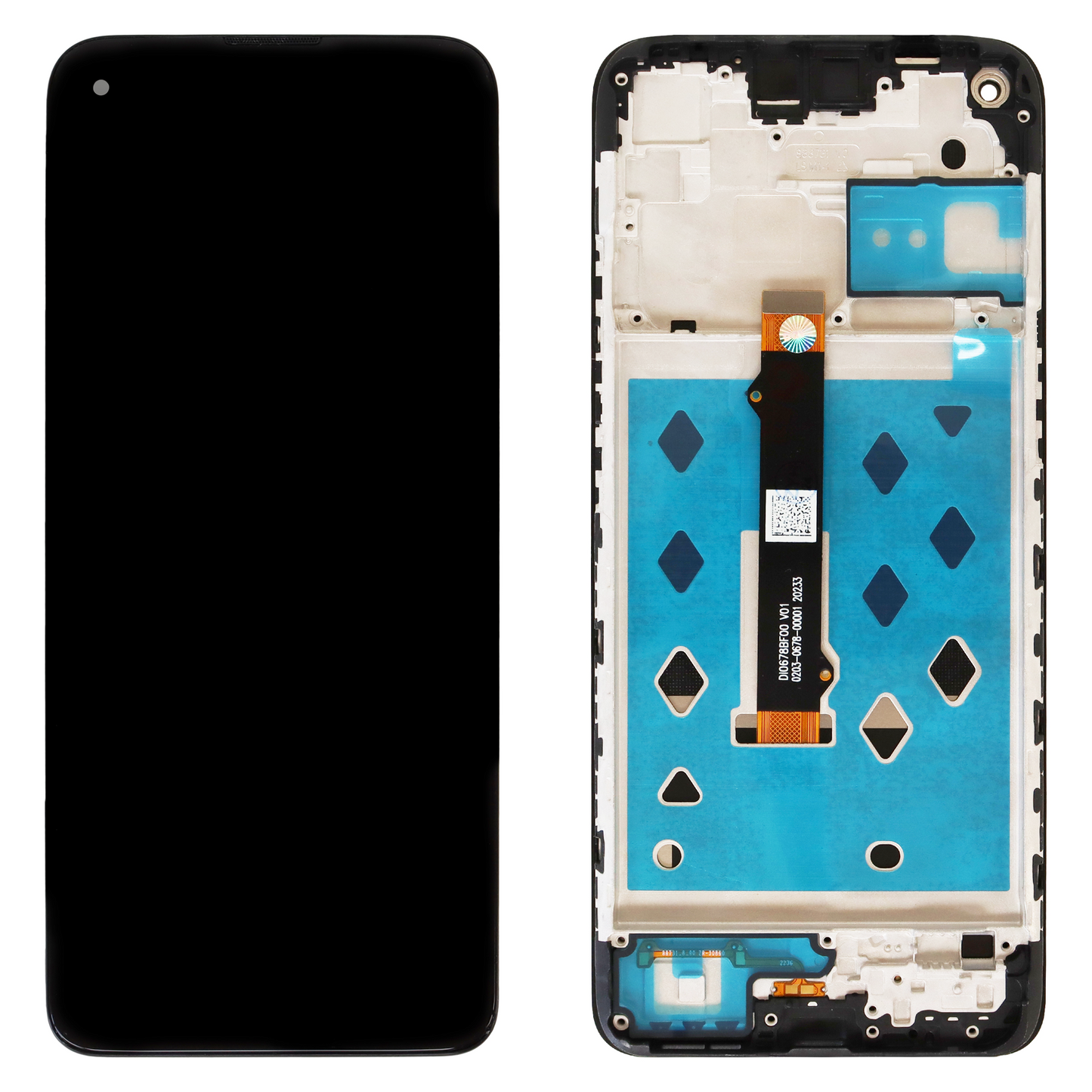 Motorola Moto G9 Power (XT2091-1, XT2091-3, XT2091-4) LCD Display With Frame