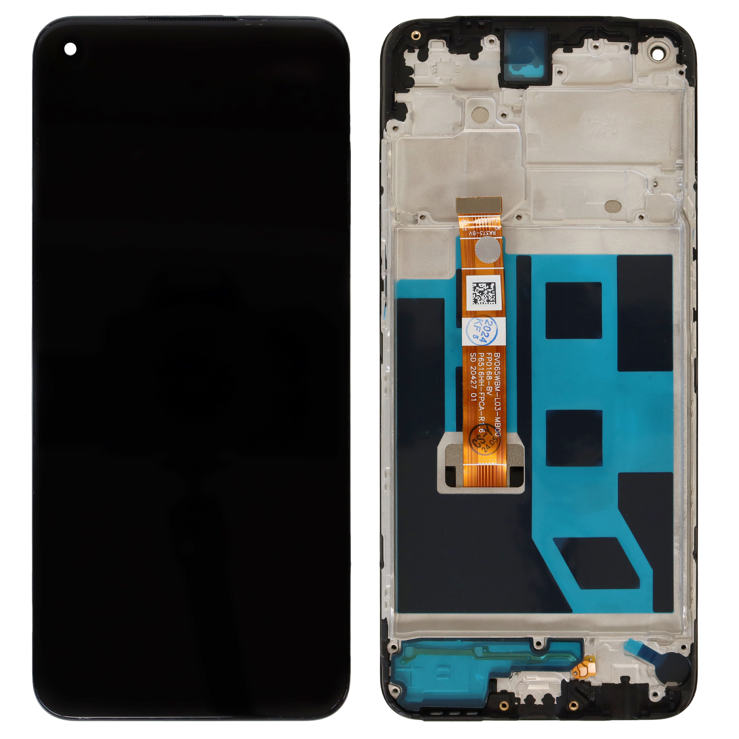 Oppo A53 (CPH2127, CPH2131, CPH2135) LCD Display With Frame