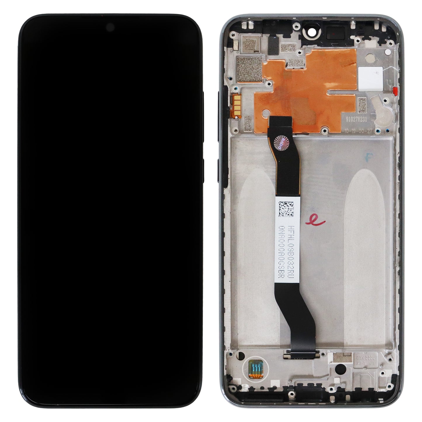 Xiaomi Redmi Note 8T (M1908C3XG) LCD Display With Frame (Black)