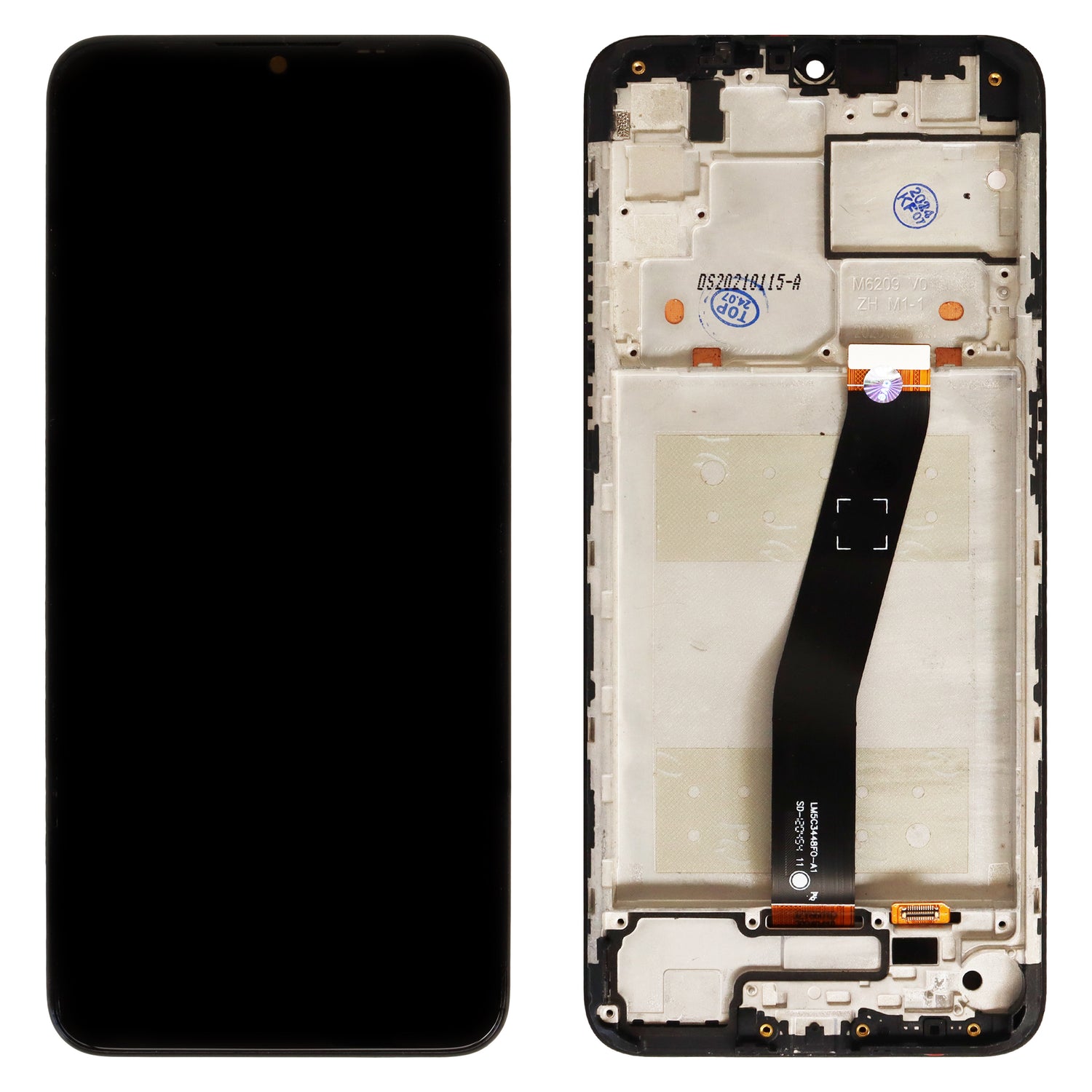 Alcatel 1S 2021 6025 Replacement LCD Display Screen Touch Digitizer W/Frame