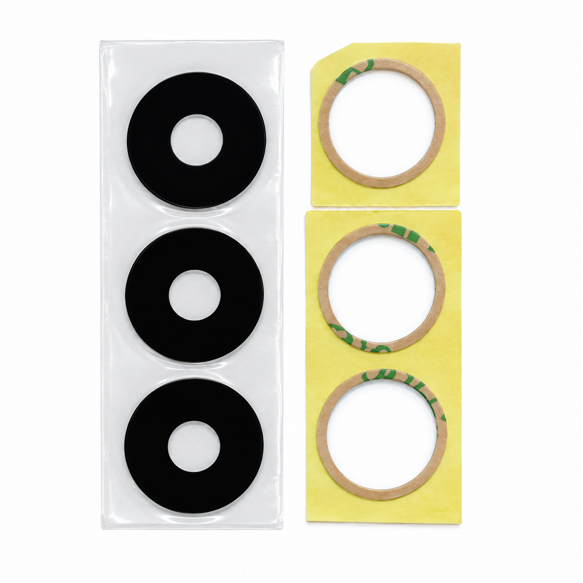 Back Camera Lens Glass With Adhesive for Samsung Galaxy S26 5G (3 Piece Set) - All Colours