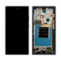 Big Size OLED Display for Samsung Galaxy S24 Ultra (SM-S928B) - With Frame - Black