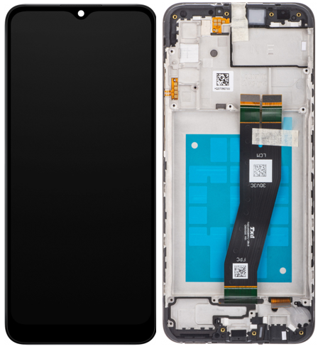Samsung Galaxy A02S (SM-A025) LCD Display - Black (Genuine Service Pack)