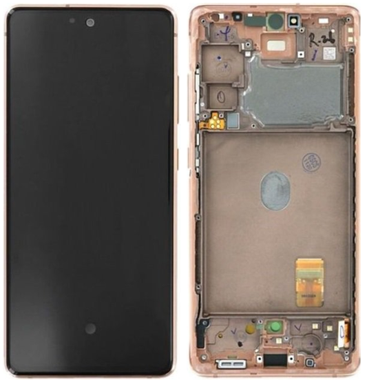 Samsung Galaxy S20 FE 5G (G781) OLED Display - Cloud Orange (Genuine Service Pack)