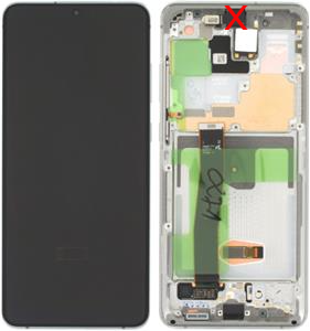 Samsung Galaxy S20 Ultra (G988) OLED Display - Cloud White (Genuine Service Pack)