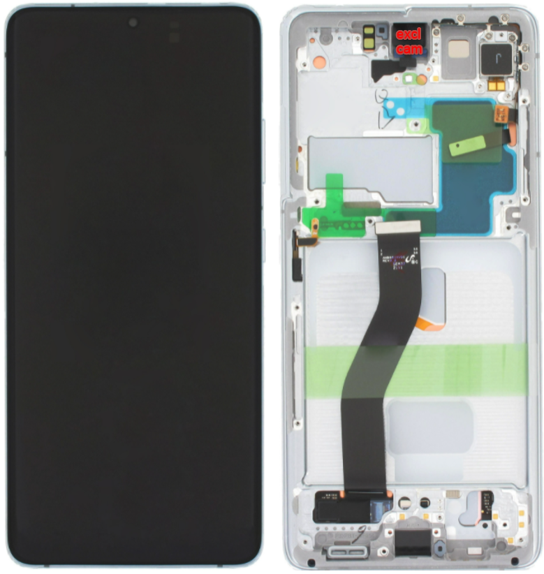 Samsung Galaxy S21 Ultra (G998) OLED Display - Phantom Silver (Genuine Service Pack)