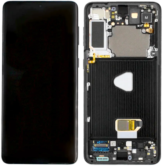 Samsung Galaxy S21 Plus (G996) OLED Display - Phantom Black (Genuine Service Pack)