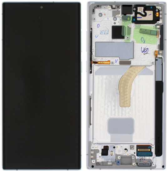 Samsung Galaxy S22 Ultra (SM-S908B) OLED Display - Phantom White (Genuine Service Pack)