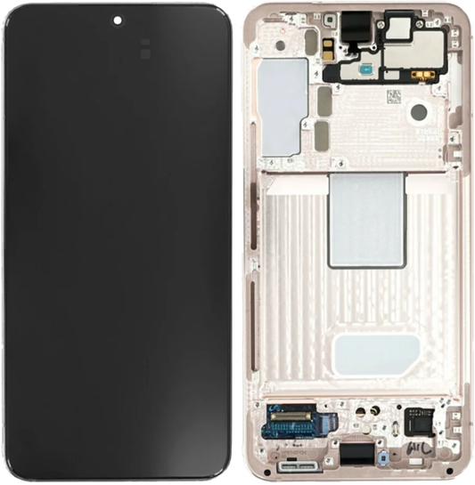 Samsung Galaxy S22 (S901) OLED Display - Pink Gold (Genuine Service Pack)