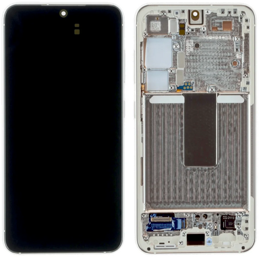 Samsung Galaxy S23 (SM-S911B) OLED Display - Cream (Genuine Service Pack)