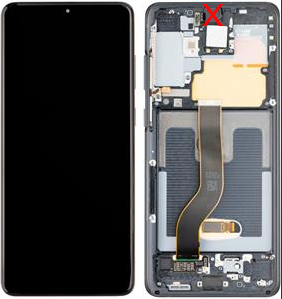 Samsung Galaxy S20 Plus (G985/G986) OLED Display - Cosmic Black (Genuine Service Pack)