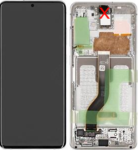 Samsung Galaxy S20 Plus (G985/G986) OLED Display - Cloud White (Genuine Service Pack)