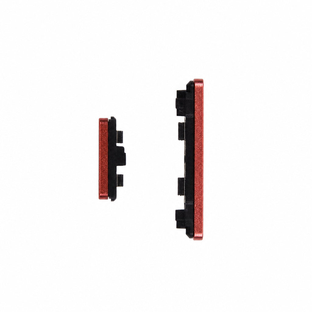 GOOG-PIX7A-SIDE-BTN-CORAL - Physical Side Volume / Power Buttons For Google Pixel 7a - Coral/Orange