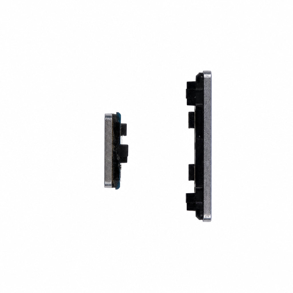 GOOG-PIX7A-SIDE-BTN-SNOW - Physical Side Volume / Power Buttons For Google Pixel 7a - Snow/White