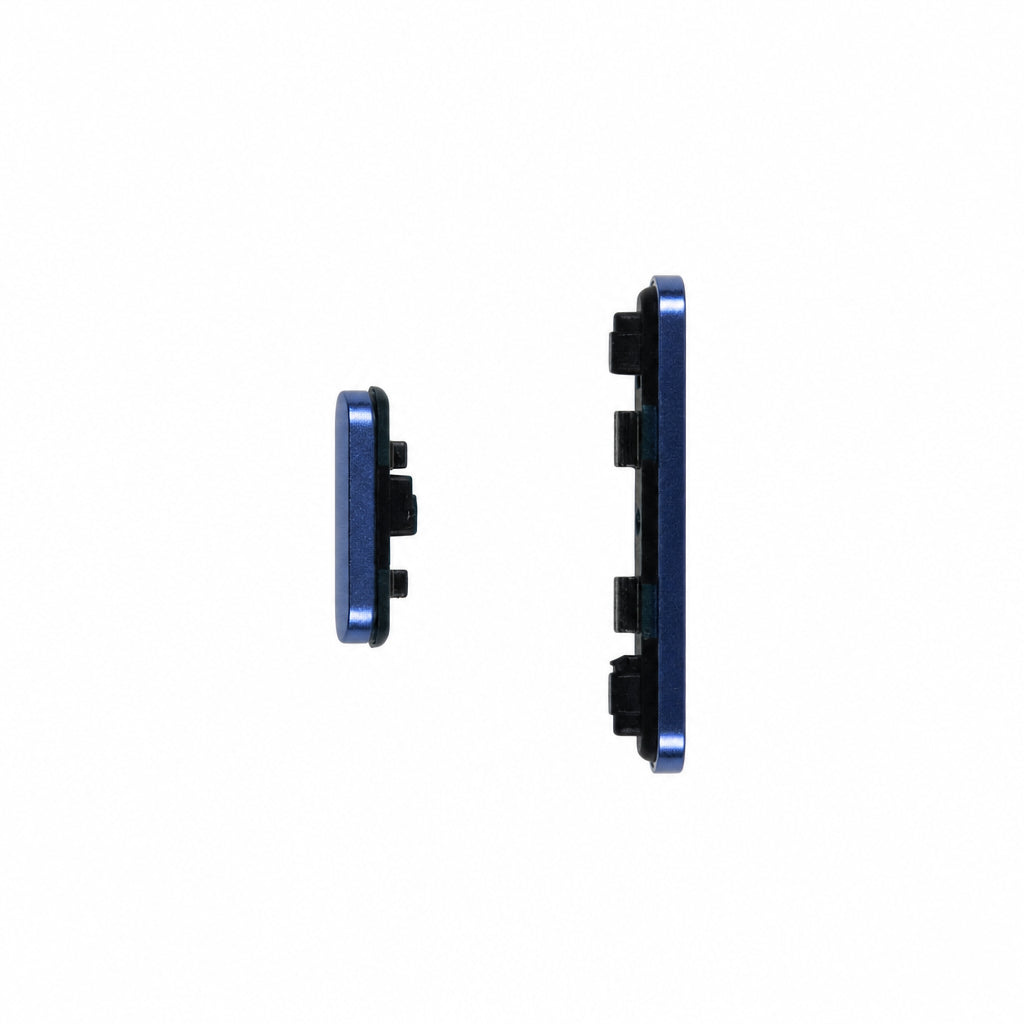 GOOG-PIX8A-SIDE-BTN-BAY - Physical Side Volume / Power Buttons For Google Pixel 8a - Bay/Blue