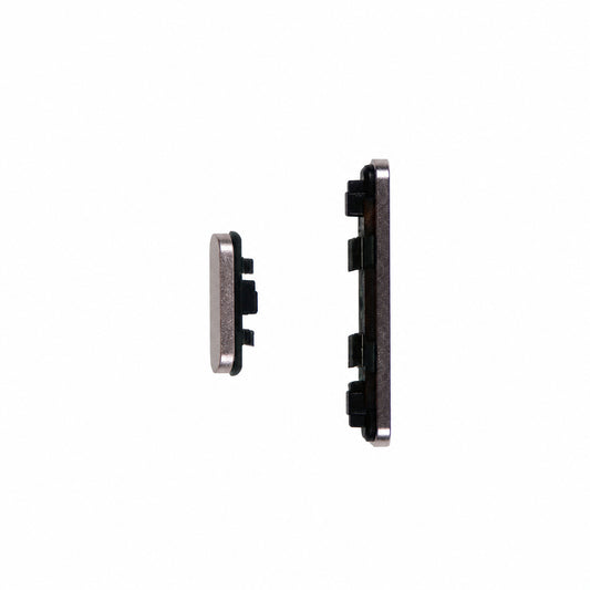 GOOG-PIX8A-SIDE-BTN-PORCELAIN - Physical Side Volume / Power Buttons For Google Pixel 8a - Porcelain/White