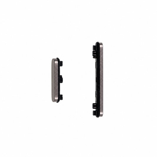GOOG-PIX9-SIDE-BTN-PORCELAIN - Physical Side Volume / Power Buttons For Google Pixel 9 - Porcelain/White