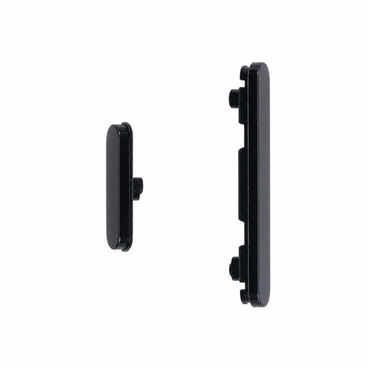 GOOG-PIX9A-SIDE-BTN-OBSIDIAN - Physical Side Volume / Power Buttons For Google Pixel 9a - Obsidian/Black