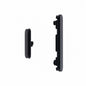 GOOG-PIX9A-SIDE-BTN-OBSIDIAN - Physical Side Volume / Power Buttons For Google Pixel 9a - Obsidian/Black