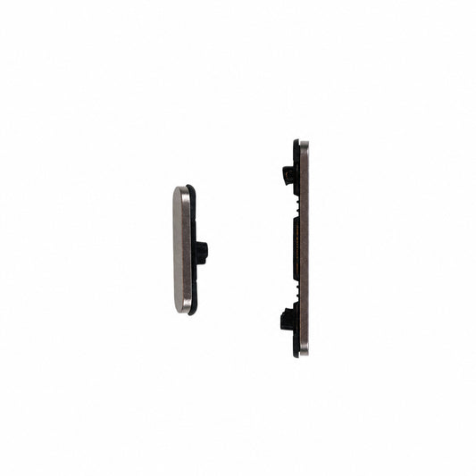GOOG-PIX9A-SIDE-BTN-PORCELAIN - Physical Side Volume / Power Buttons For Google Pixel 9a - Porcelain/White