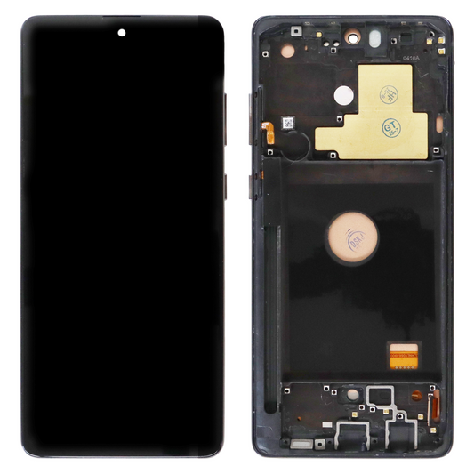 Samsung Galaxy Note 10 Lite (SM-N770F, SM-N770F/DS) Incell LCD Display With Frame (Black)