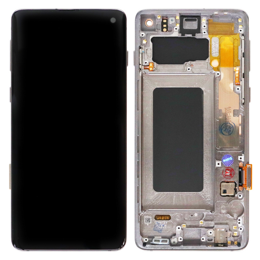 Samsung Galaxy S10 (SM-G973F) OLED Display With Frame (Black)