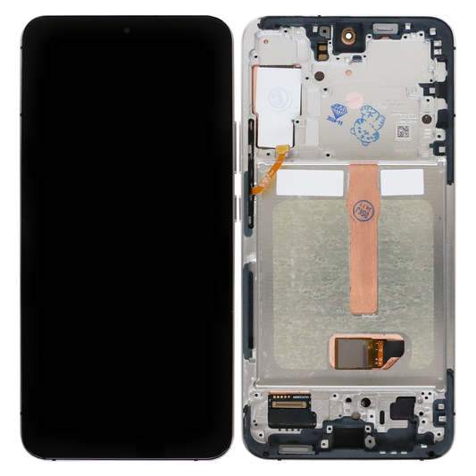Samsung S22 Plus (SM‑S901) OLED Display With Frame (White)
