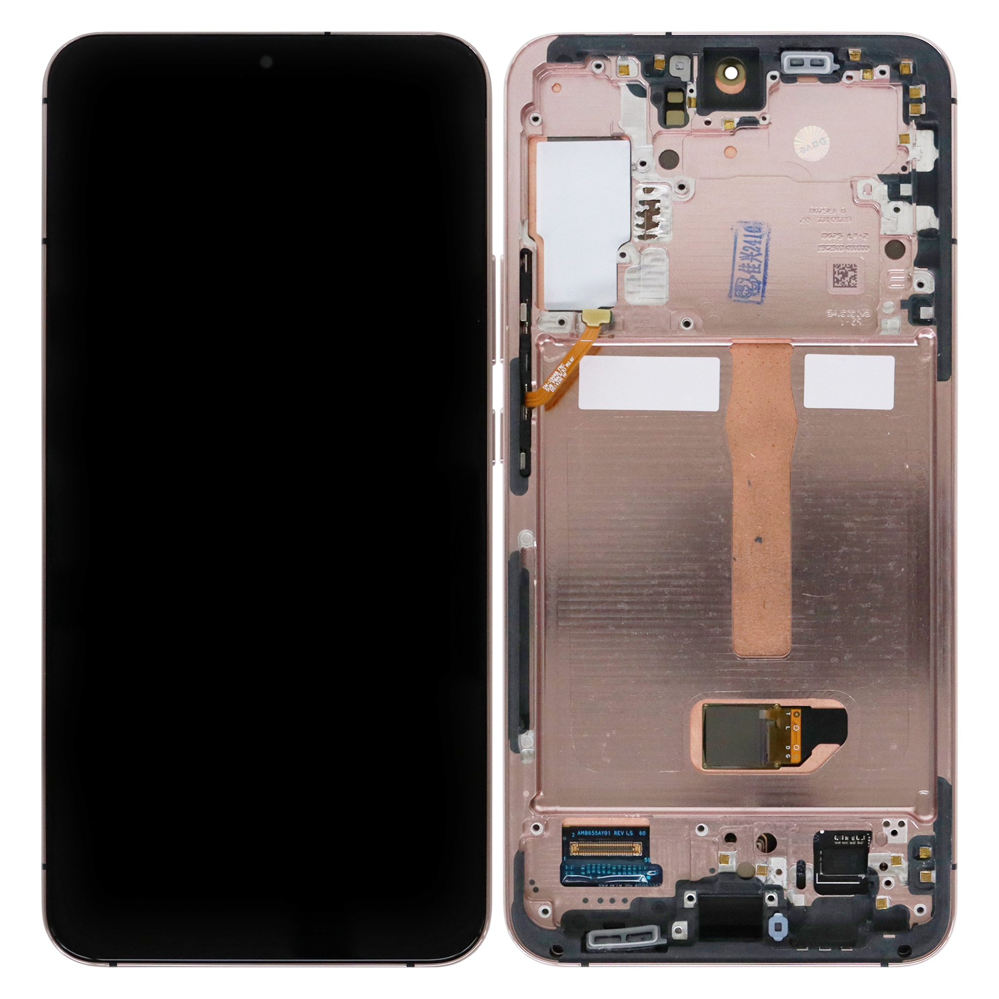 Samsung Galaxy S22 Plus (SM-S906B, SM-S906B/DS) OLED Display with Violet Frame (Refurbished)