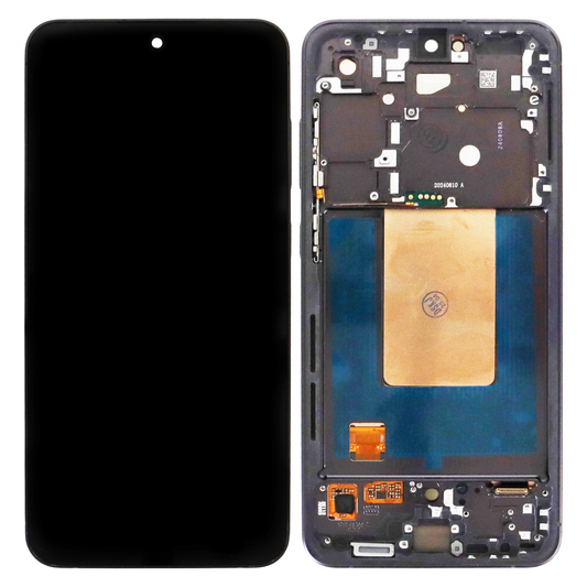Samsung Galaxy S24 FE (SM-S721B) OLED Display (Refurbished) With Frame (Black)