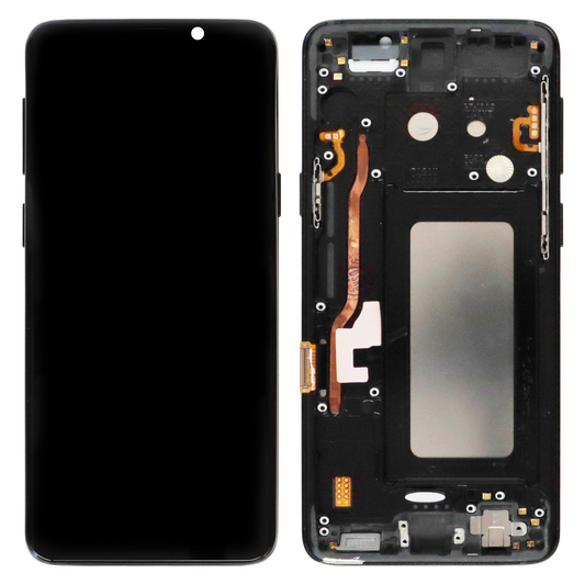 Samsung Galaxy S9 (SM-G960F, SM-G960F/DS) Incell LCD Display With Frame (Black)