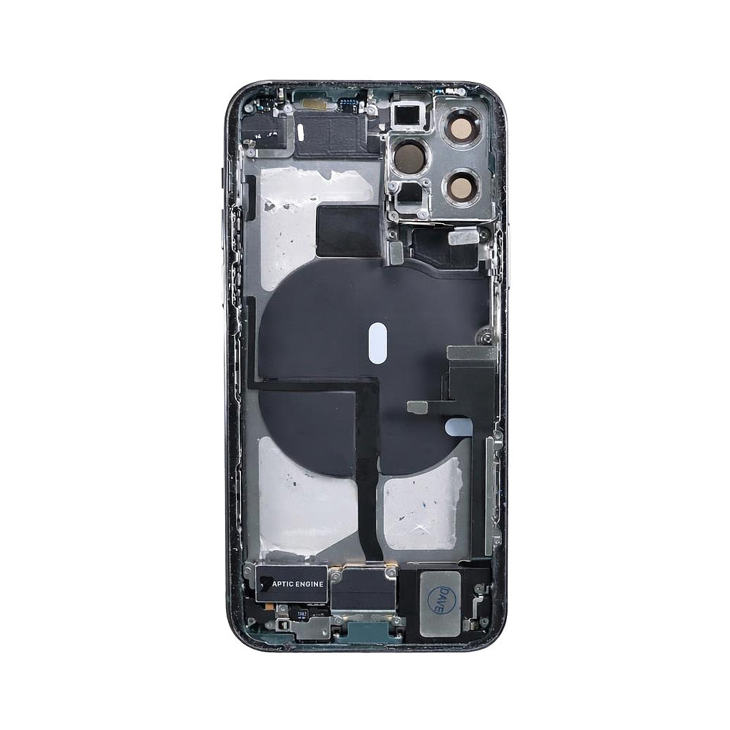 iPhone 11 Pro Back Housing With Small Parts - Midnight Green (Genuine Pulled Grade A/B)
