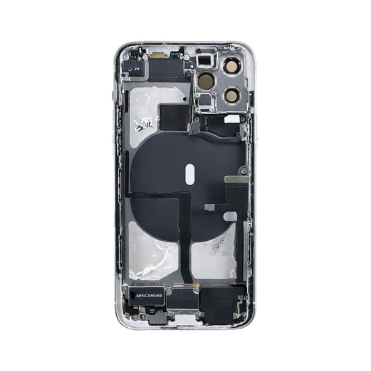 iPhone 11 Pro Back Housing With Small Parts - Silver (Genuine Pulled Grade A/B)