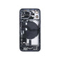 iPhone 12 Mini Back Housing With Small Parts - Black (Genuine Pulled Grade A/B)