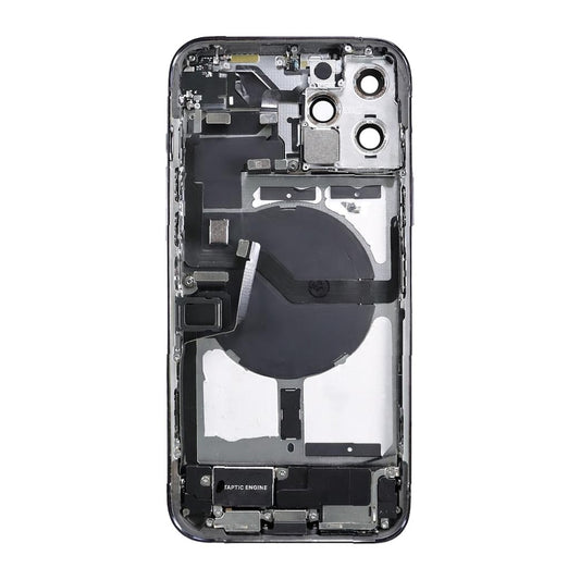 iPhone 12 Pro Max Back Housing With Small Parts - Graphite (Genuine Pulled Grade A/B)
