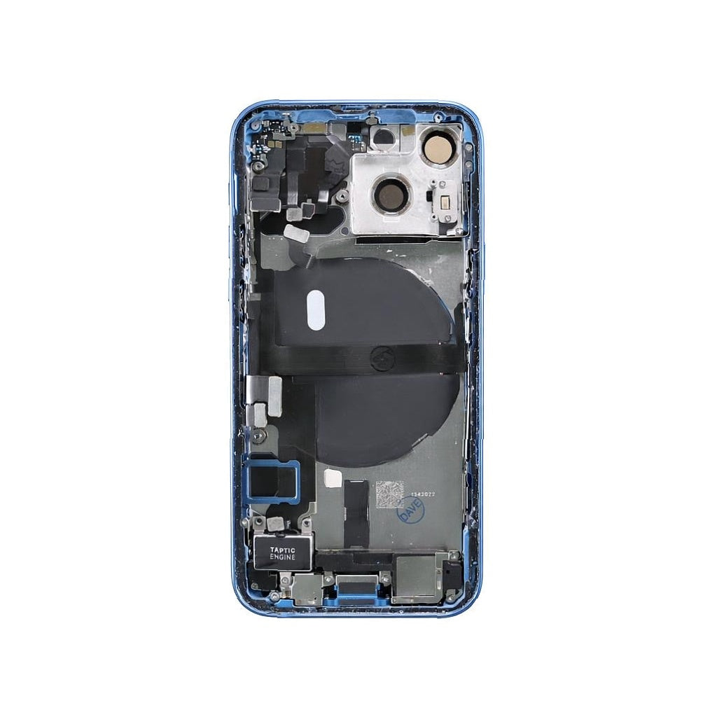 iPhone 13 Mini Back Housing With Small Parts - Blue (Genuine Pulled Grade A/B)