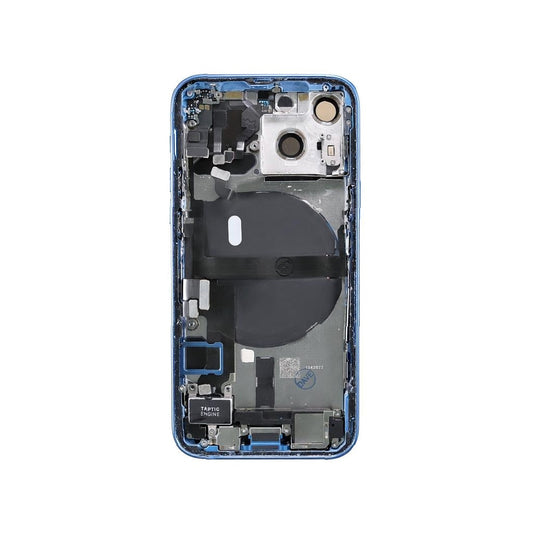 iPhone 13 Mini Back Housing With Small Parts - Blue (Genuine Pulled Grade A/B)