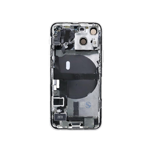 iPhone 13 Mini Back Housing With Small Parts - Starlight (Genuine Pulled Grade A/B)