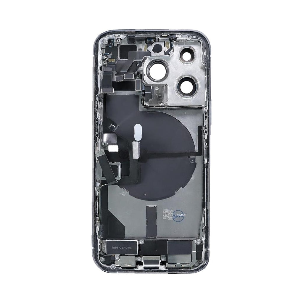 iPhone 14 Pro Back Housing With Small Parts - Silver (Genuine Pulled Grade A/B)