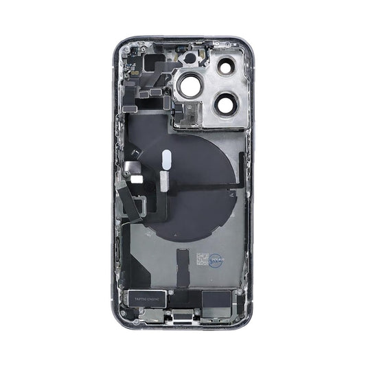 iPhone 14 Pro Back Housing With Small Parts - Silver (Genuine Pulled Grade A/B)