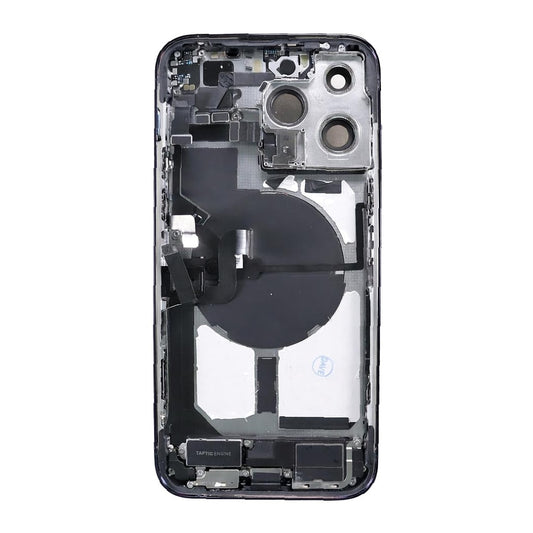 iPhone 14 Pro Max Back Housing With Small Parts - Space Black (Genuine Pulled Grade A/B)