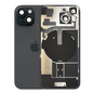 iPhone 15 Back Glass with Small Parts - Black (Genuine Pulled)