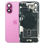 iPhone 16 Back Glass with Small Parts - Pink (Genuine Pulled)