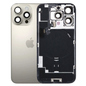 iPhone 16 Pro Back Glass with Small Parts - Natural Titanium (Genuine Pulled)