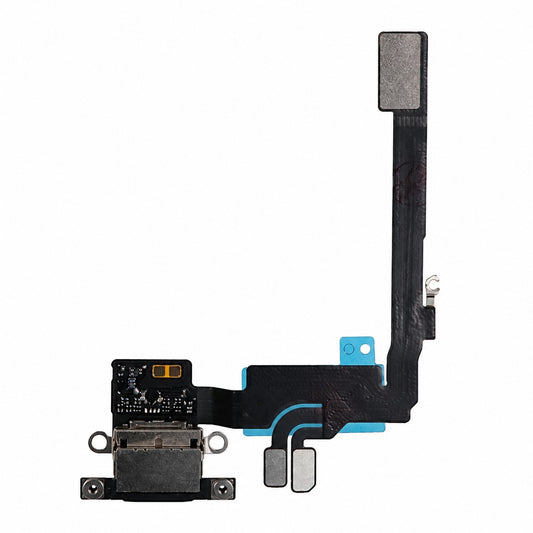 IPHONE-16PRO-PORT-BLK - iPhone 16 Pro Charging Port (Black) - Genuine Reclaimed